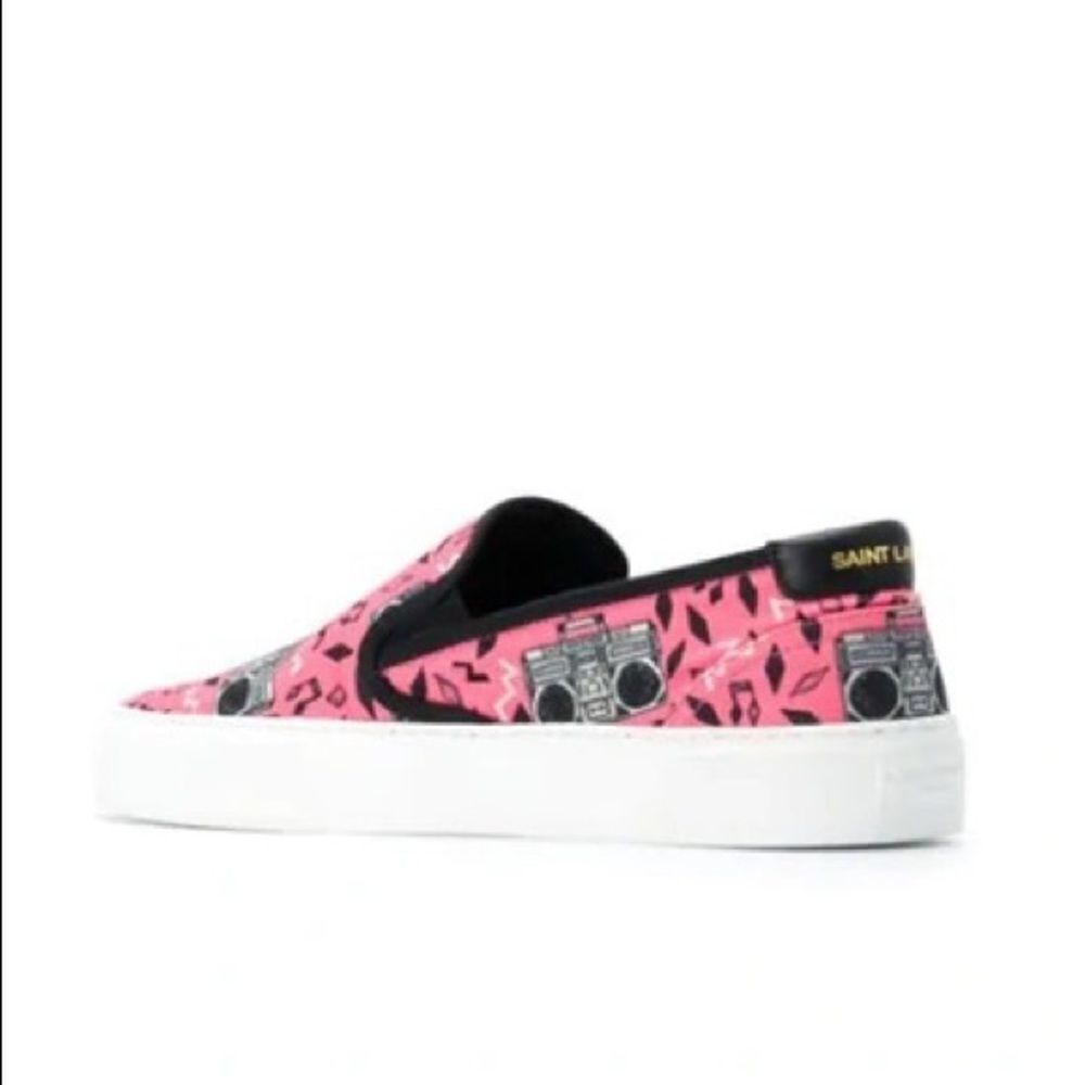 Saint Laurent Venus Printed Sneakers - Picture 3 of 9